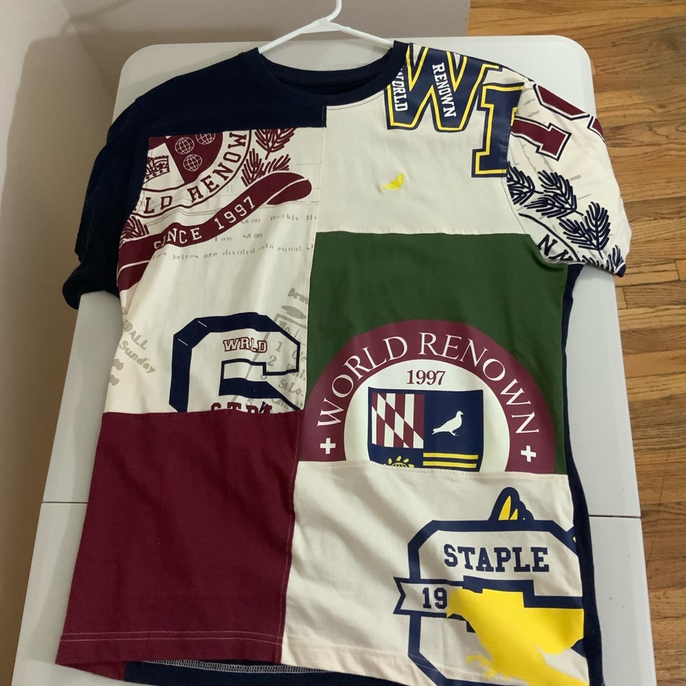 Staple College University T-Shirt size L Blue